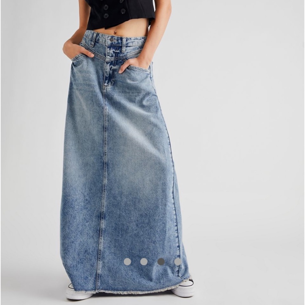 Free People Come As You Are Maxi Skirt